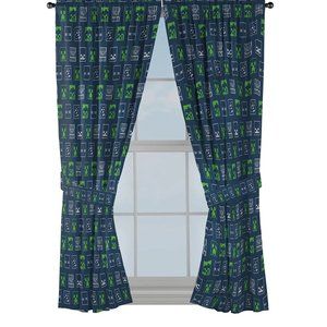 New with tags Minecraft Window Panels Pair Curtains Drapes Childrens kids room